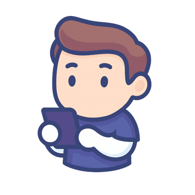 Gary, holding a phone